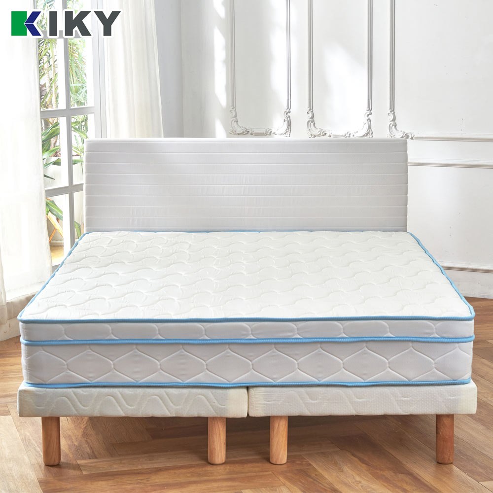 【KIKY】涼感恆溫蜂巢獨立筒床墊 雙人加大6尺