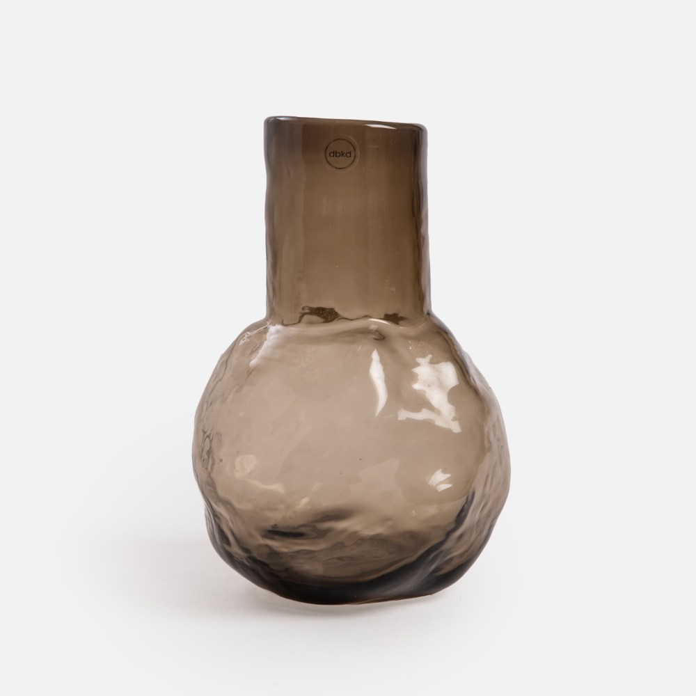 中国　花器 瑞典DBKD BUNCH玻璃花器小深棕｜家飾花藝｜HOLA 和樂家居