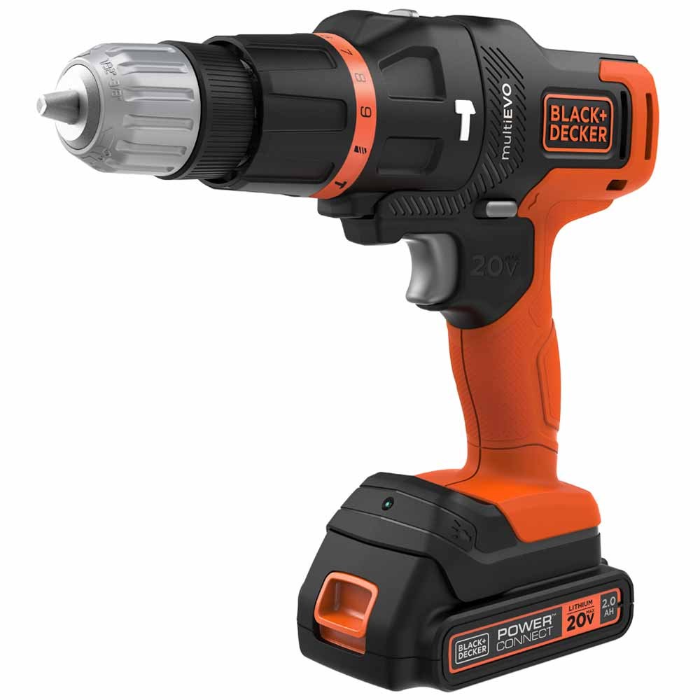 (組合) BLACK+DECKER 20V MAX單鋰電第三代可換頭惡魔機+線鋸頭