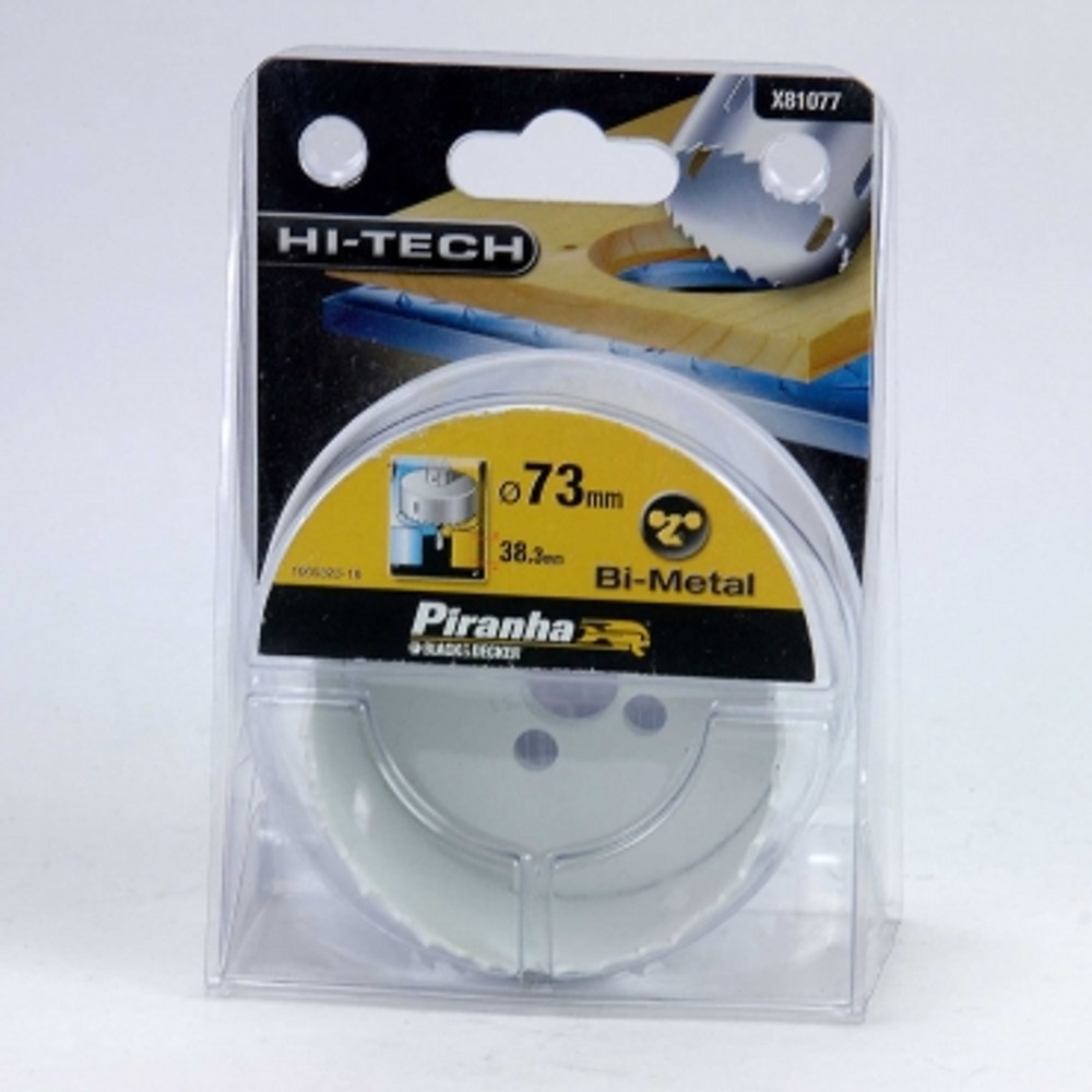 BLACK+DECKER 雙金屬圓穴鋸73mm