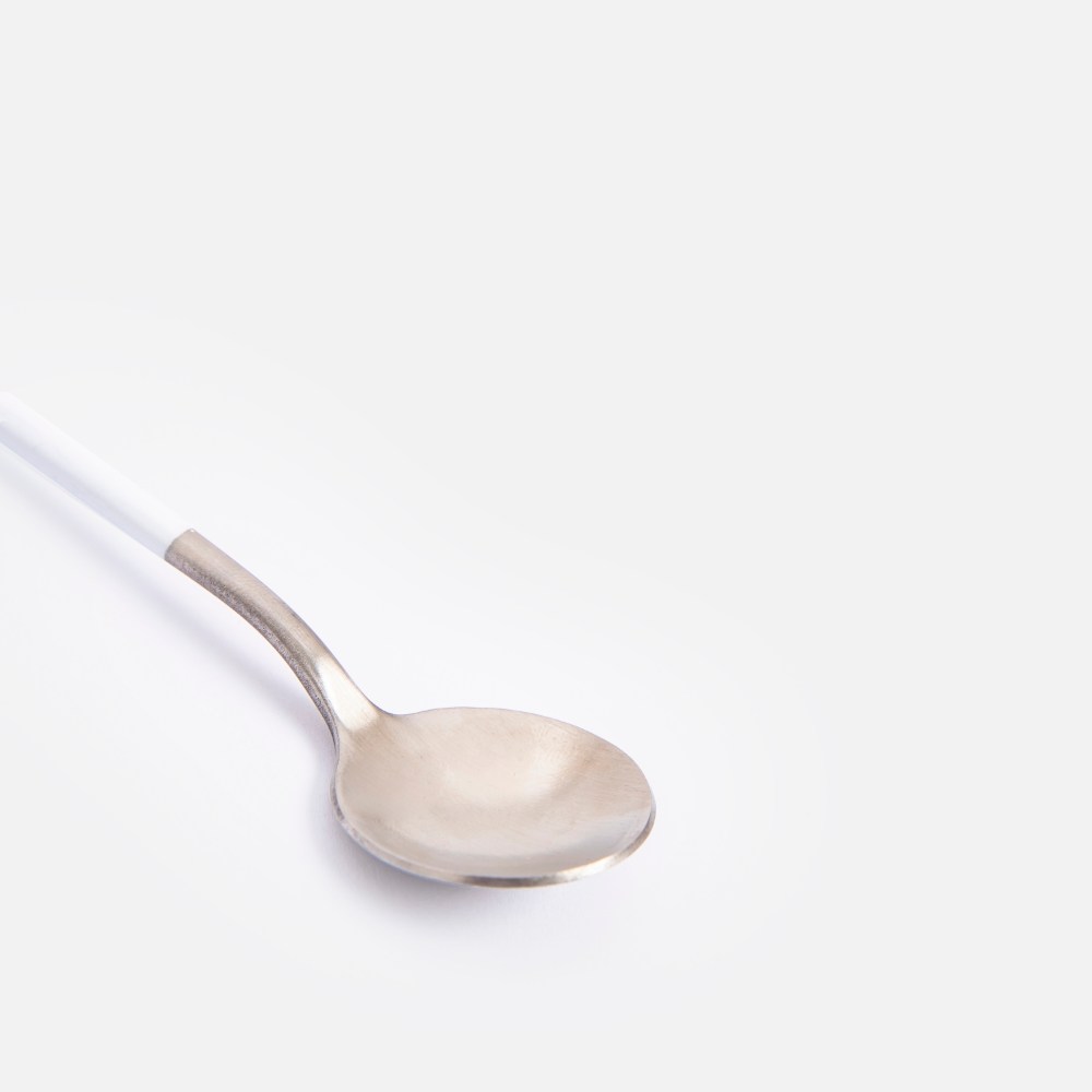 伊登不鏽鋼點心匙12.5cm 白銀｜餐茶用具｜HOLA 和樂家居