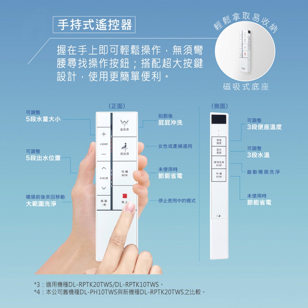 Panasonic 國際牌 瞬熱式 遙控型 免治馬桶 洗淨便座 DL-RPTK10TWS
