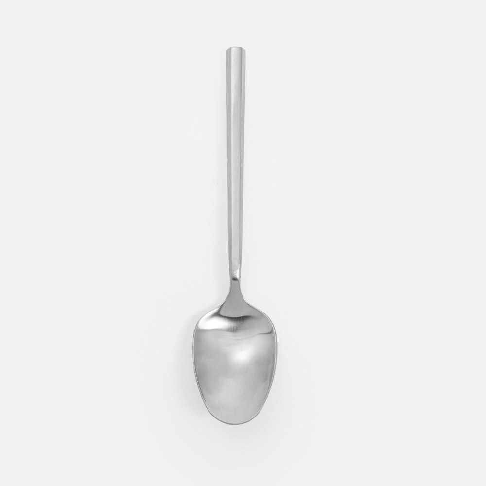 伊登不鏽鋼餐匙19cm 六角銀｜餐茶用具｜HOLA 和樂家居