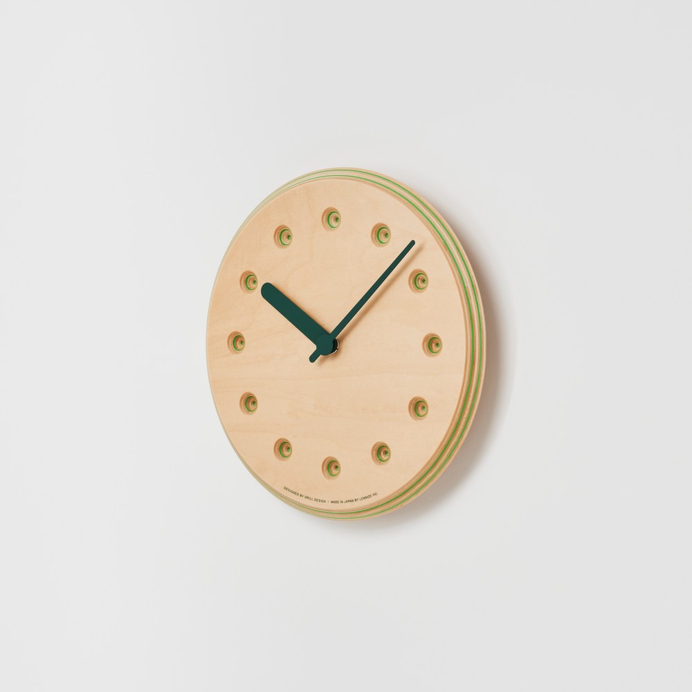 廃番・限定色】レムノス Lemnos HOLA 壁掛け時計 川崎和男 廃番・限定