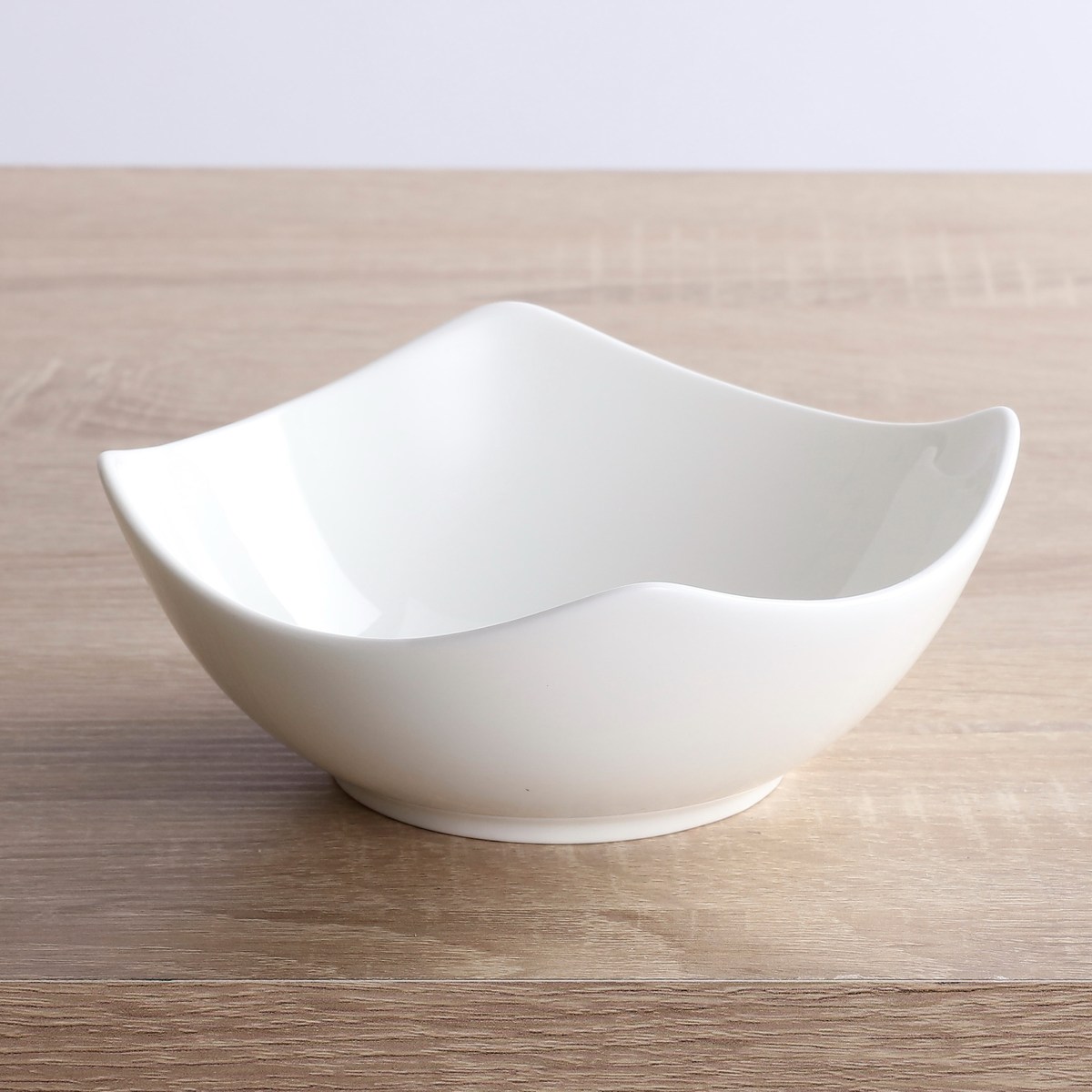 hola home 致白骨瓷方汤碗14.5cm