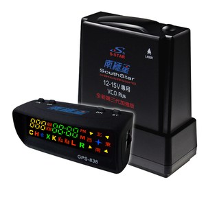 南極星 GPS-838 分離式測速器