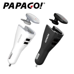 PAPAGO! C1 磁性車充藍牙耳機 智能藍牙4.1 (時尚白)