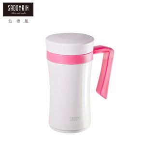 買一送一【SADOMAIN 仙德曼】漾彩辦公杯-粉色450ml