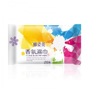 奈森克林【雅姿美】純水香氛柔膚濕巾 20抽*60
