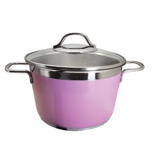 Nu Cook 美味湯鍋22cm(粉)