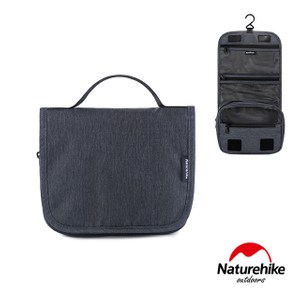 Naturehike 吊掛式萬用旅行收納防水分裝盥洗包深灰