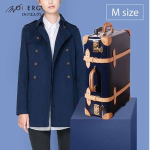 Bonjour復古背包客 vulcanized fibre trunk (M-21吋) Navy
