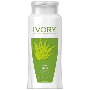 【美國】Ivory 沐浴乳【蘆薈】(21oz/621ml)*4/箱購