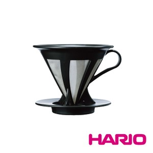 HARIO V60免濾紙黑色濾杯 CFOD-02-B