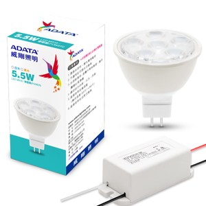 威剛 LED MR16杯燈5.5W(含變壓器)-白光