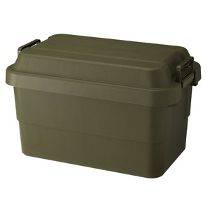 【日本RISU】TRUNK CARGO多功能耐重收納箱50L - 軍綠色