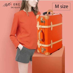 Bonjour復古背包客 vulcanized fibre trunk (M-21吋) Orange