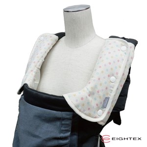 日本製Eightex L型背巾防污套2入 圓點象牙