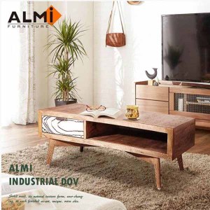 ALMI DOCKER VINTAGE-COFFEE TABLE 2 DRAWERS 雙抽咖啡桌