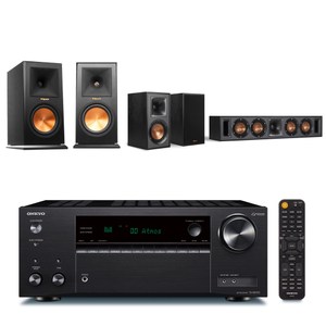 ONKYO TX-NR595+主喇叭+中置+環繞