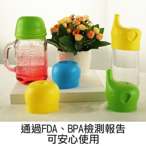 【佶之屋】馬卡龍純色食品用FDA矽膠防漏杯蓋兒童款黃色