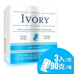 IVORY 象牙 中性配方浮水皂/24組箱購(90g*3塊*24組)