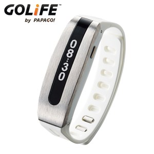 GOLiFE 第二代Care 健康智慧記錄手環by PAPAGO!銀白色