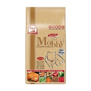 Mobby 莫比 高齡貓 老貓 抗毛球 配方 自然食飼料 3kg X 1包