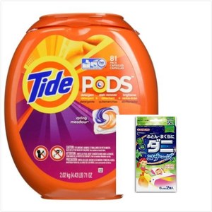 【美國汰漬Tide】超濃縮三效洗衣膠囊81入/盒+KINCHO棉被枕頭