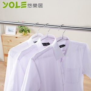 【YOLE悠樂居】45cm不鏽鋼嚴選衣架(18入)#1225009