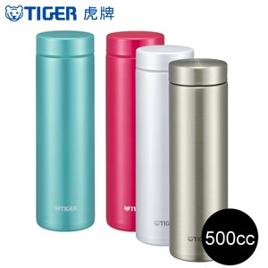 【TIGER虎牌】500cc 夢重力超輕不銹鋼真空保溫杯 MMZ-A501XC不鏽鋼色
