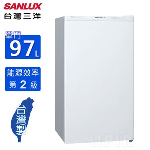 台灣三洋97公升二級能效單門冰箱 SR-B97A5~含拆箱定位
