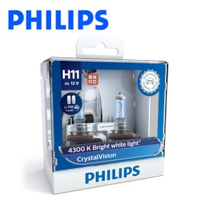 PHILIPS車燈 水晶之光CrystalVision(H11)