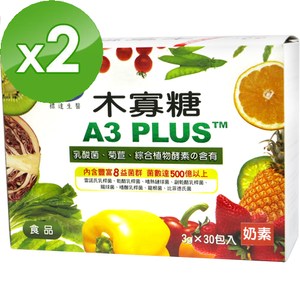 【BuDer標達】A3PLUS木寡糖(3g *30包裝入)2入組