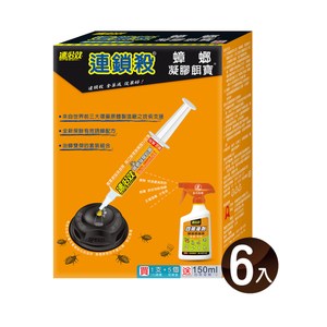 【速必效】蟑螂凝膠餌寶(超值精裝)-6盒/組