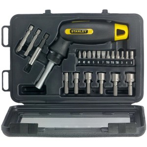 Stanley 25件棘輪起子組