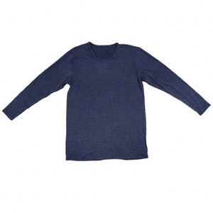 特力樂活咖啡紗保暖熱感衣 男版圓領長袖 深藍色 L-XL