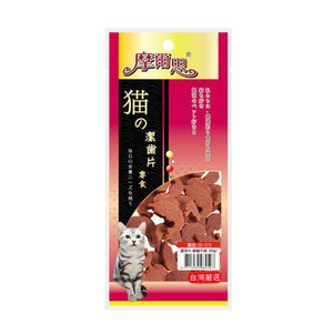 Mores 摩爾思 貓潔牙片 鮮蝦干貝 40g x 4包入