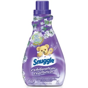 美國 Snuggle 3倍濃縮衣物柔軟精-薰衣草+檀香(50oz)*2