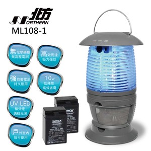 德國北方 NORTHERN LED 吸入式捕蚊燈 ML108-1