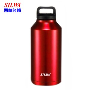 SILWA西華四季高真空可攜帶式保溫壺1900ML-紅色紅色