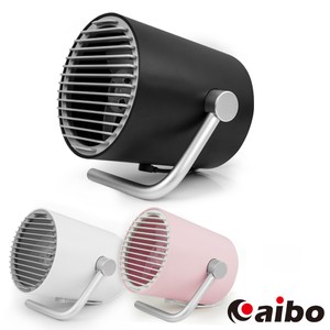 雙扇葉渦流式 USB觸控開關循環小桌扇(FAN-53)白色