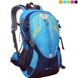 【PUSH! 戶外休閒登山用品】40L 登山包 旅行背包 U13-4藍色