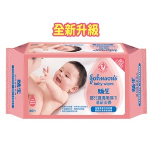 嬌生嬰兒 護膚柔濕巾-清新淡香(80片x2包x6入)