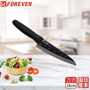 【FOREVER】日本製造鋒愛華2018櫻花限定款陶瓷刀16CM(黑刃
