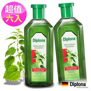 德國Diplona植萃大蕁麻養護洗髮精500mlx6入組 不含矽靈