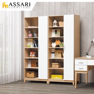 ASSARI-金詩涵2.7尺開放單門書櫃(寬80x深32x高195cm