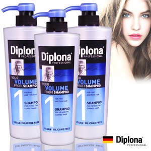 德國Diplona豐盈亮采洗髮精600ml超值三入