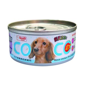 Co Co 聖萊西 機能狗罐 幼犬營養高鈣鮮雞肉80g X 48入