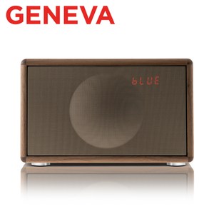 Geneva Classic S HIFI 藍牙鬧鐘收音機喇叭棕色